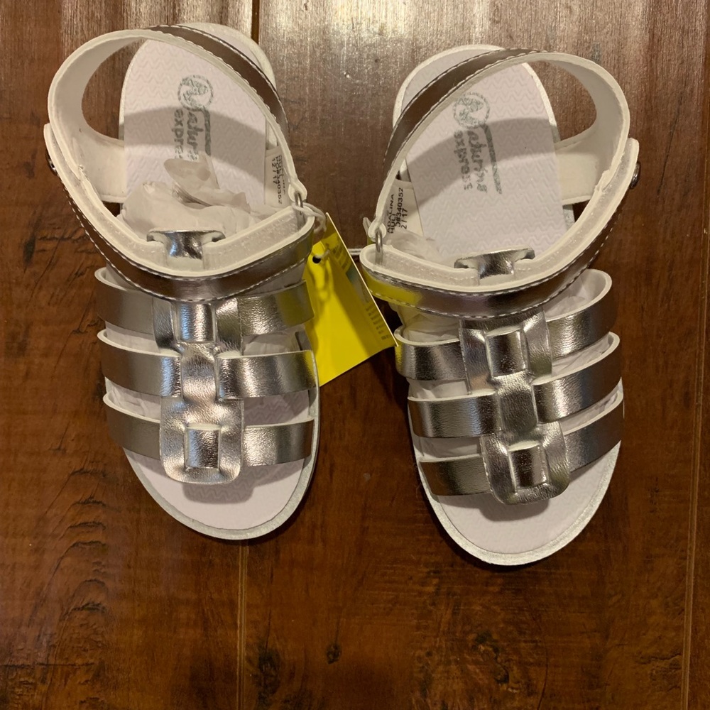 Adorable Silver Sandals